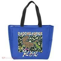 Funny Camo Daddysaurus Rex Gift Tote Bag thumb 0