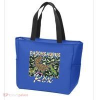 Funny Camo Daddysaurus Rex Gift Tote Bag thumb 3