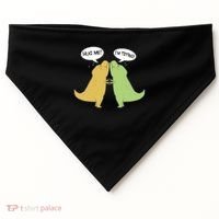 Funny Cute Dinosaur Trex Hug Me I'm Trying USA-Made Doggie Bandana thumb 0