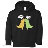 Funny Cute Dinosaur Trex Hug Me I'm Trying Toddler Hoodie thumb 0
