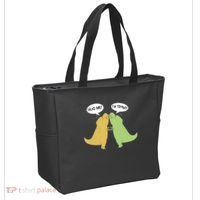 Funny Cute Dinosaur Trex Hug Me I'm Trying Tote Bag thumb 2