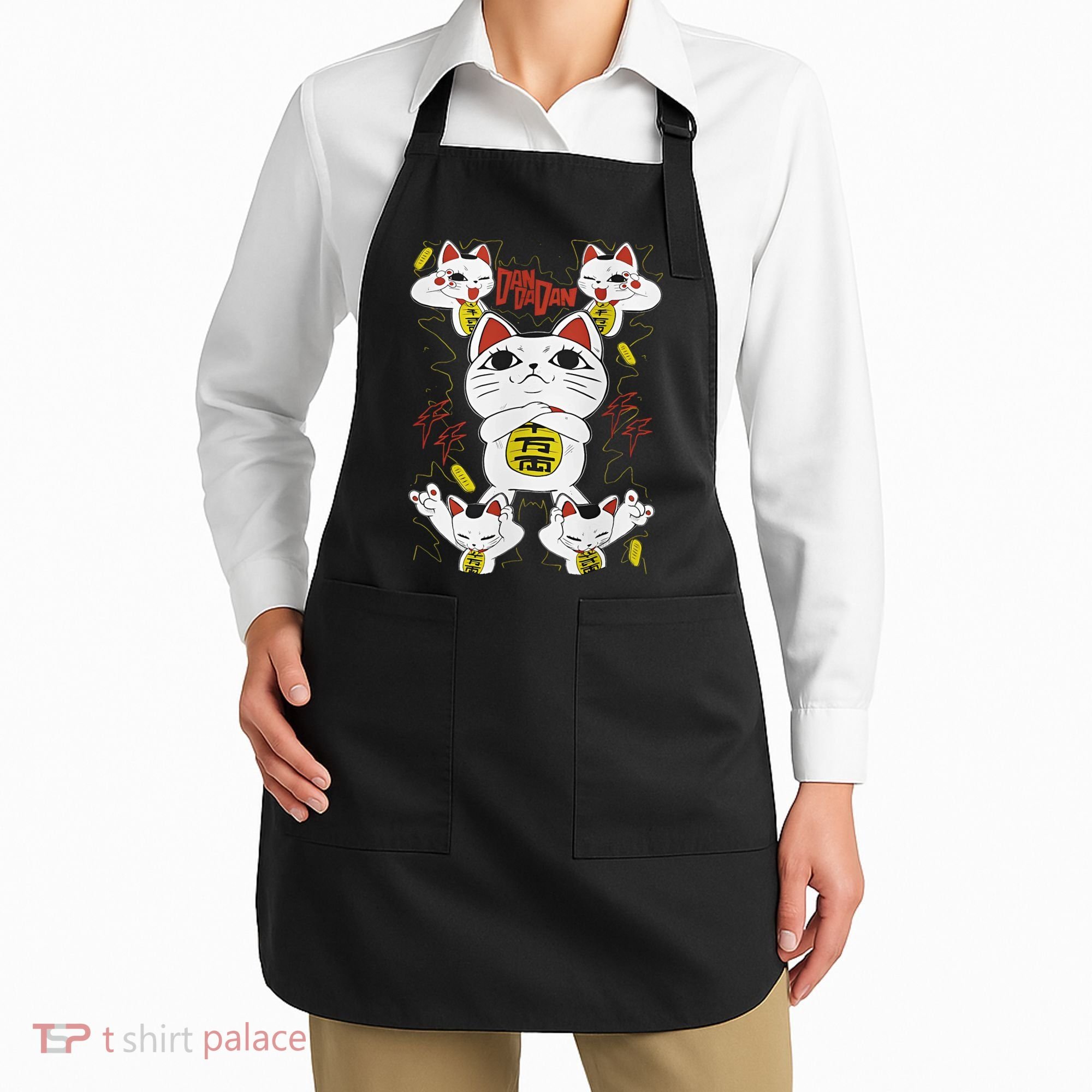 Funny Cat Dan Da Dan Gift Exclusive Apron