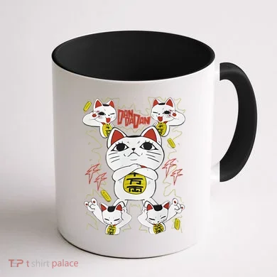 Funny Cat Dan Da Dan Gift Exclusive Coffee Mug back