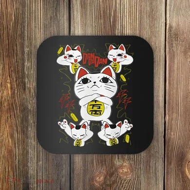 Funny Cat Dan Da Dan Gift Exclusive Coaster