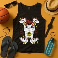 Funny Cat Dan Da Dan Gift Exclusive Tank Top thumb 4