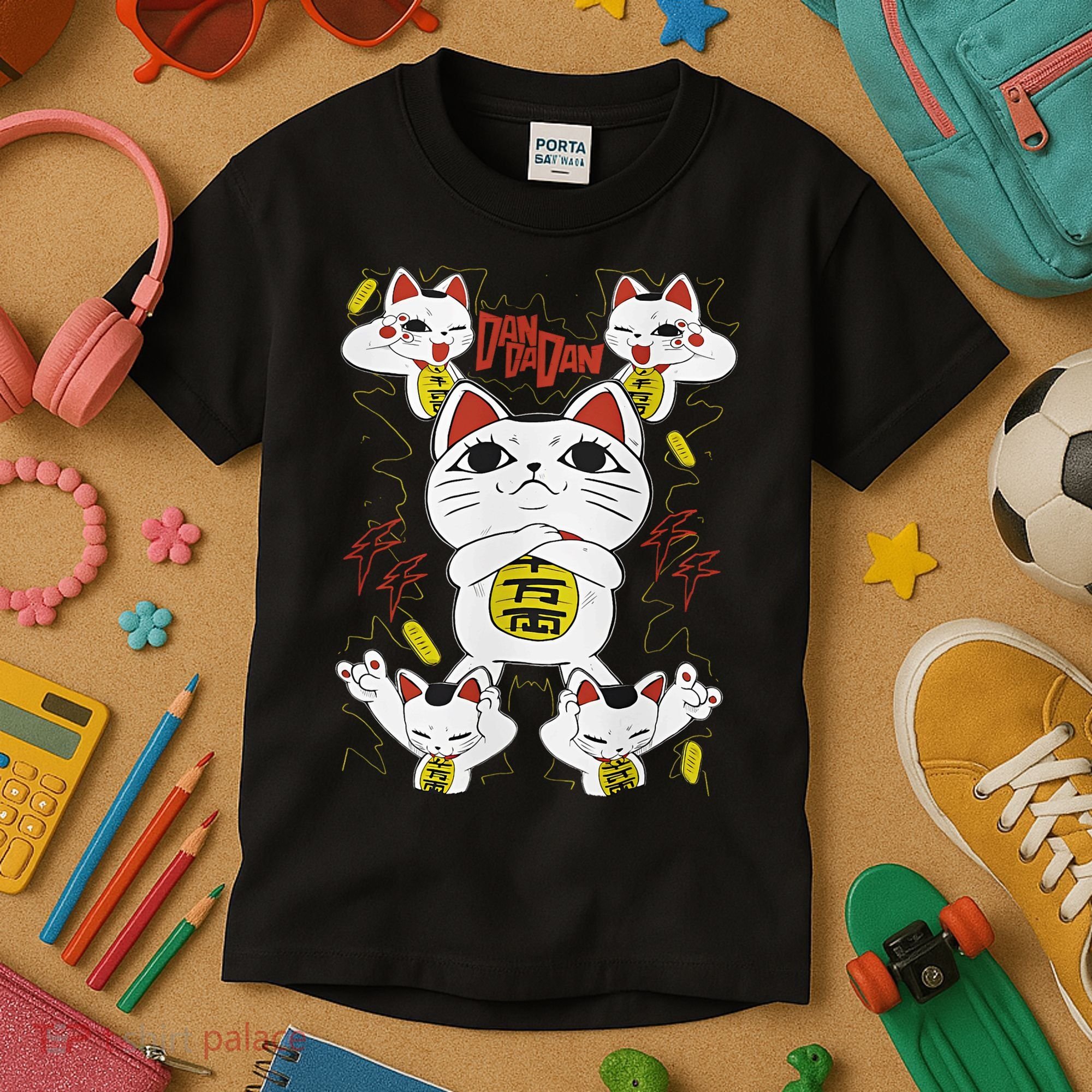 Funny Cat Dan Da Dan Gift Exclusive Kids T-Shirt