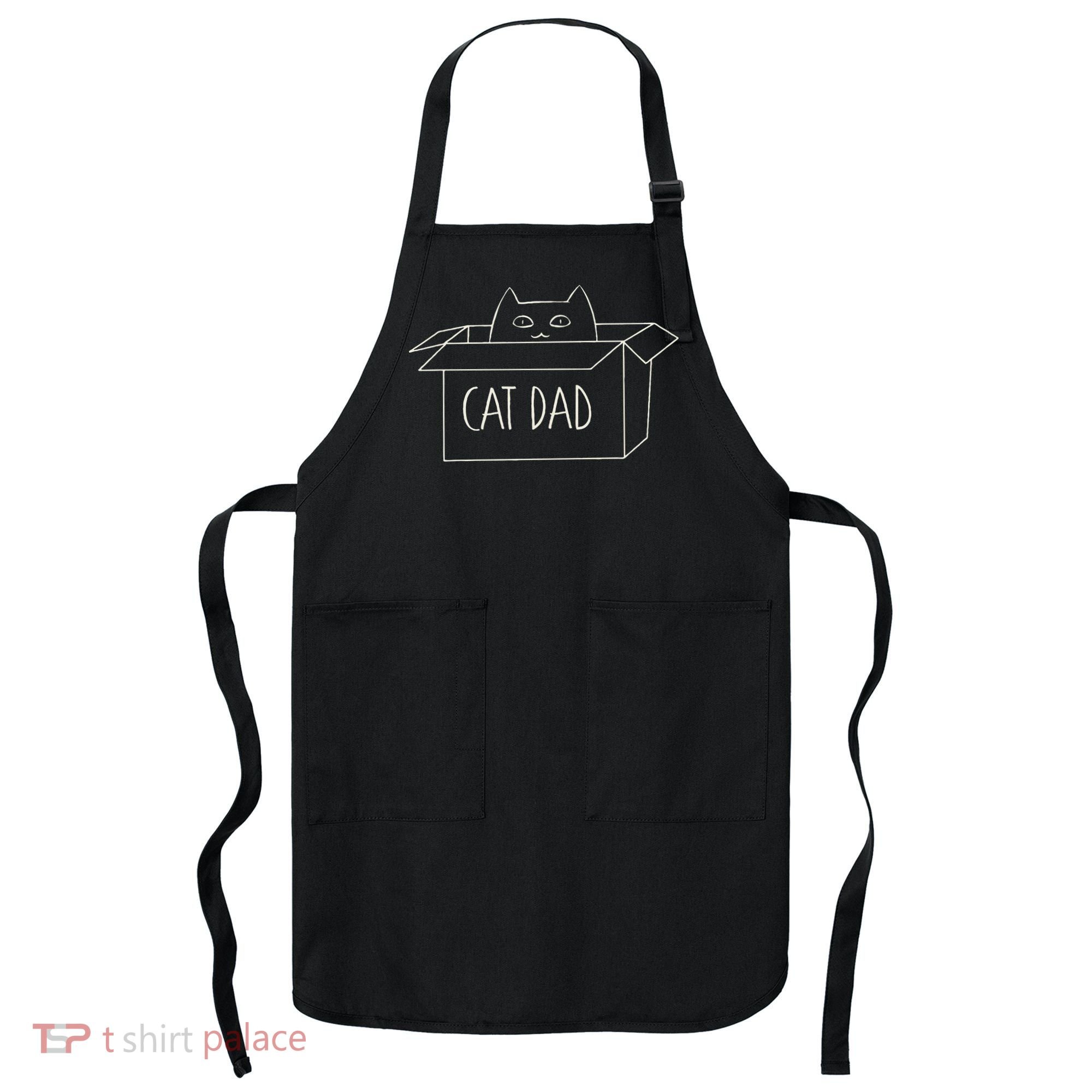 Funny Cat Dad Gift for Father's Day Apron