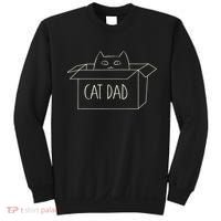 Funny Cat Dad Gift for Father's Day Sweatshirt thumb 0