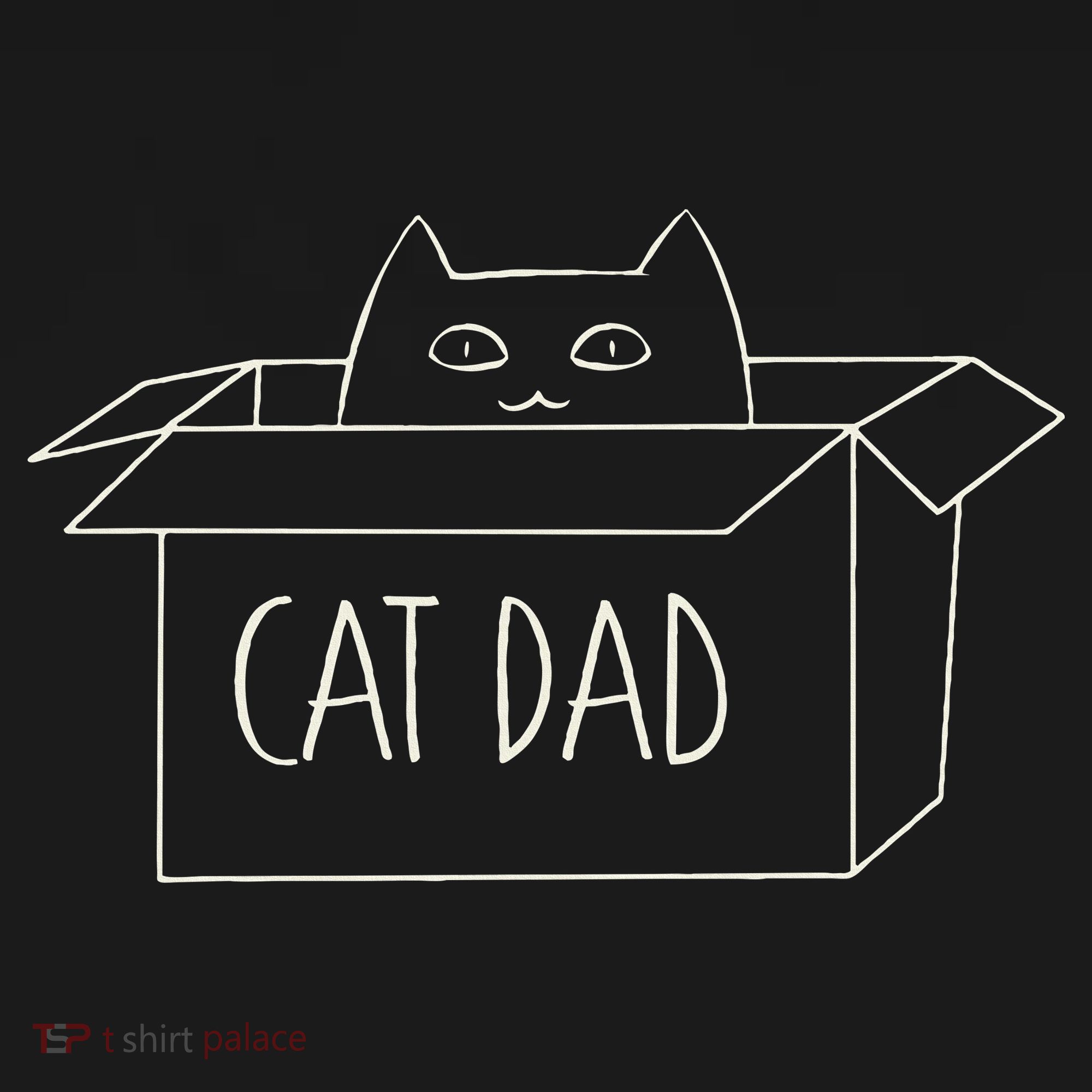 Funny Cat Dad Gift for Father's Day Button