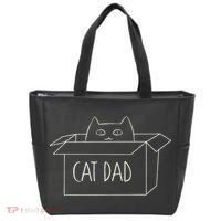 Funny Cat Dad Gift for Father's Day Tote Bag thumb 0