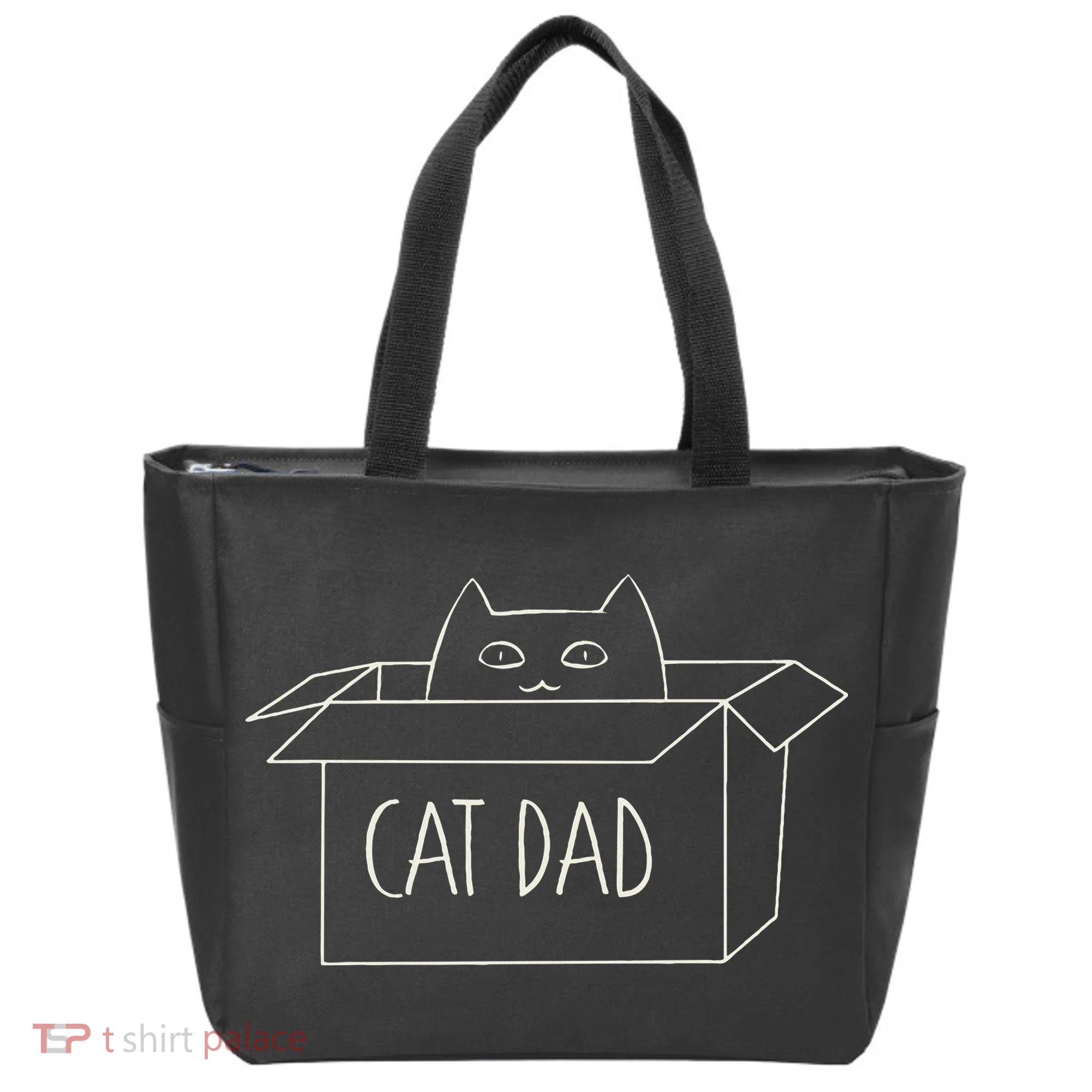 Funny Cat Dad Gift for Father's Day Tote Bag