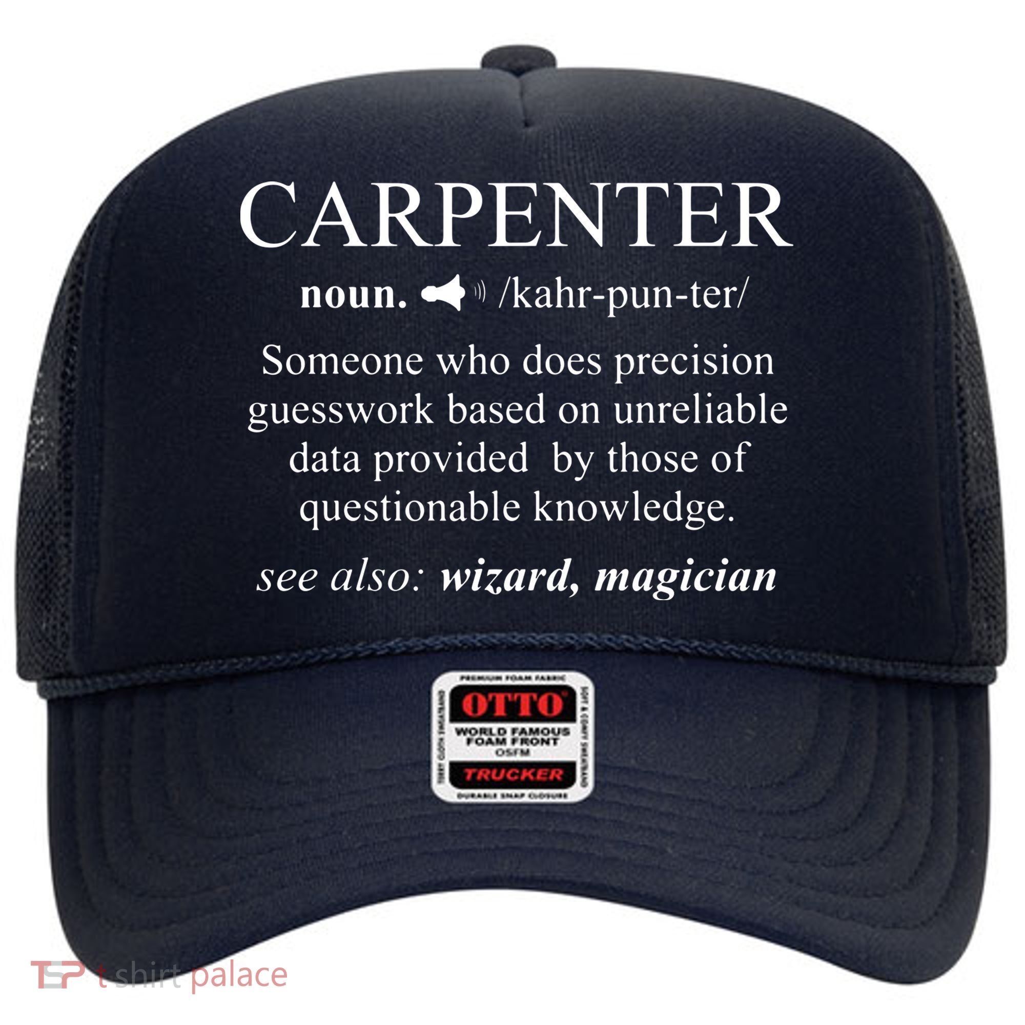 Funny Carpenter Definition Shirts Woodworking Carpentry Gift Hat