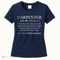 Funny Carpenter Definition Shirts Woodworking Carpentry Gift Women's T-Shirt thumb 0
