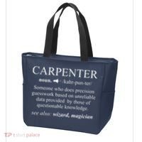 Funny Carpenter Definition Shirts Woodworking Carpentry Gift Tote Bag thumb 3