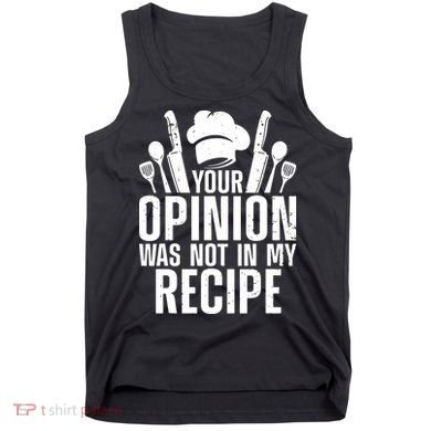 Funny Chef Design For Men Women Cooking Lover Culinary Cook Tank Top