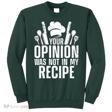 Funny Chef Design For Men Women Cooking Lover Culinary Cook Sweatshirt