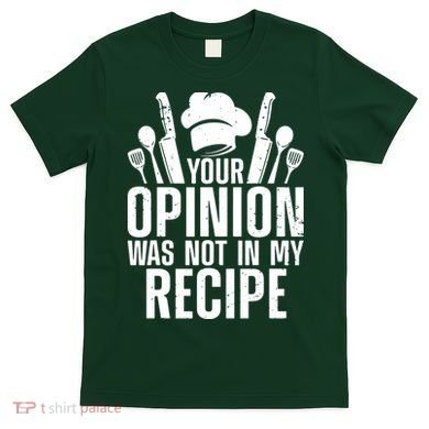 Funny Chef Design For Men Women Cooking Lover Culinary Cook T-Shirt