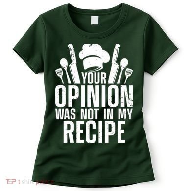 Funny Chef Design For Men Women Cooking Lover Culinary Cook Women's T-Shirt