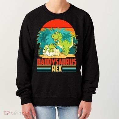 Funny Cute Daddysaurus Rex Women's Sweatshirt