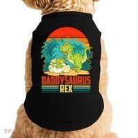 Funny Cute Daddysaurus Rex Doggie Tank thumb 0