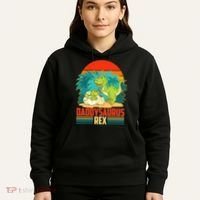 Funny Cute Daddysaurus Rex Hoodie thumb 5
