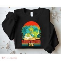 Funny Cute Daddysaurus Rex Sweatshirt thumb 2