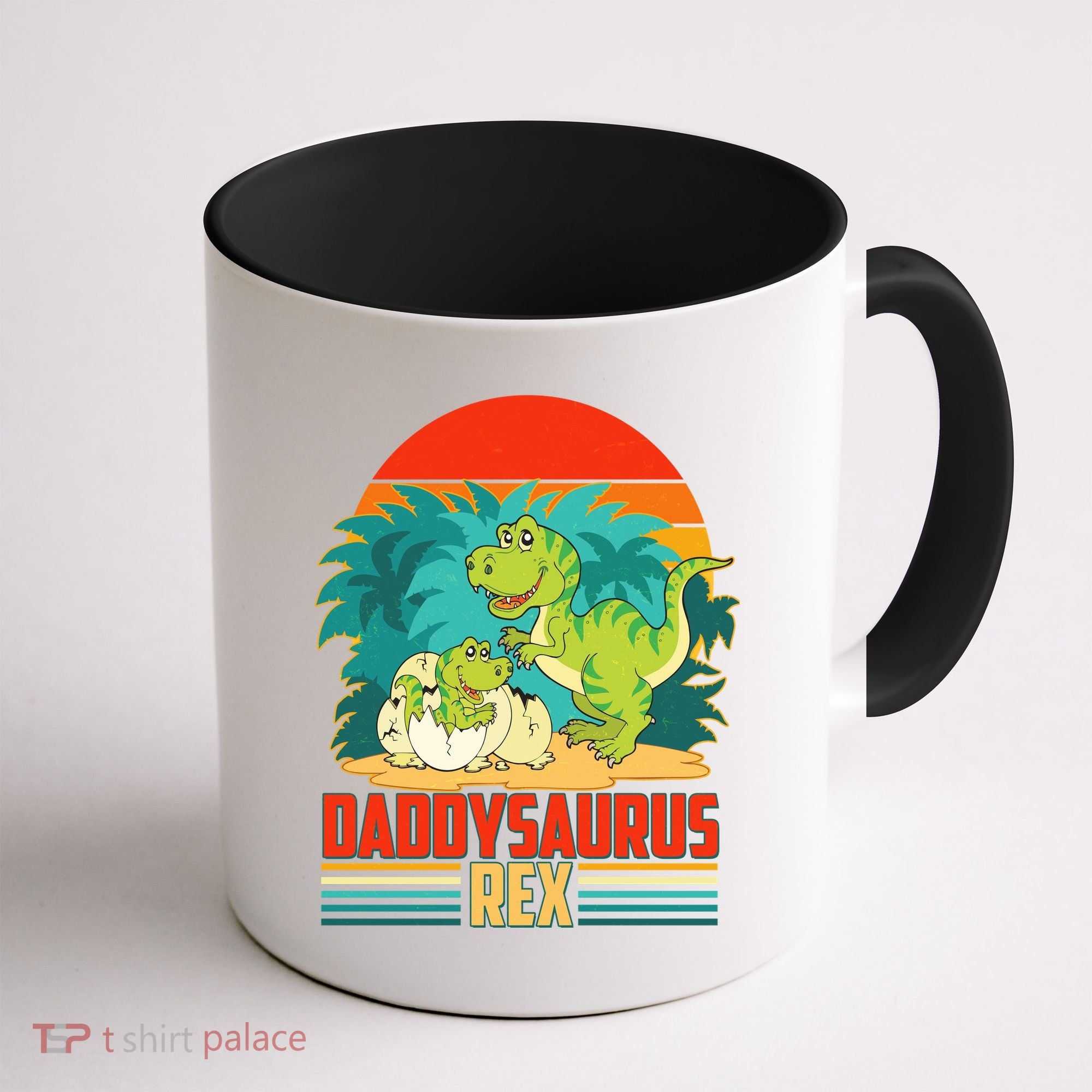 Funny Cute Daddysaurus Rex Coffee Mug