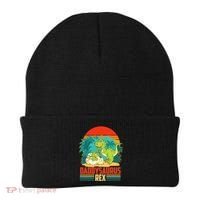 Funny Cute Daddysaurus Rex Beanie thumb 0