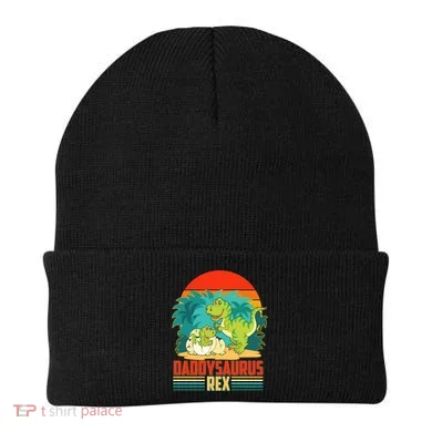 Funny Cute Daddysaurus Rex Beanie
