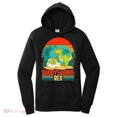Funny Cute Daddysaurus Rex Women's Hoodie