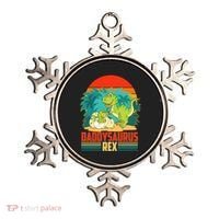 Funny Cute Daddysaurus Rex Ornament thumb 0