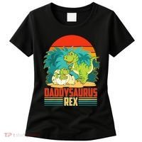 Funny Cute Daddysaurus Rex Women's T-Shirt thumb 0
