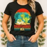 Funny Cute Daddysaurus Rex Women's T-Shirt thumb 2
