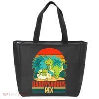 Funny Cute Daddysaurus Rex Tote Bag thumb 0