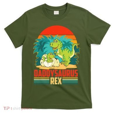 Funny Cute Daddysaurus Rex T-Shirt