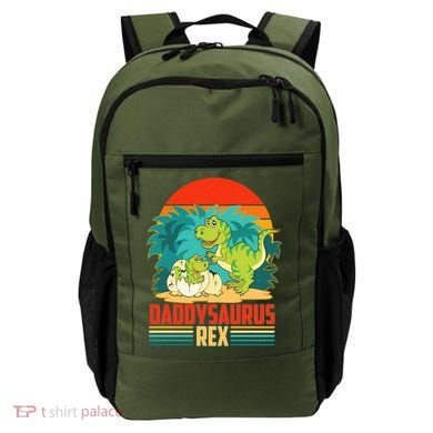Funny Cute Daddysaurus Rex Backpack