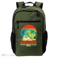 Funny Cute Daddysaurus Rex Backpack thumb 0