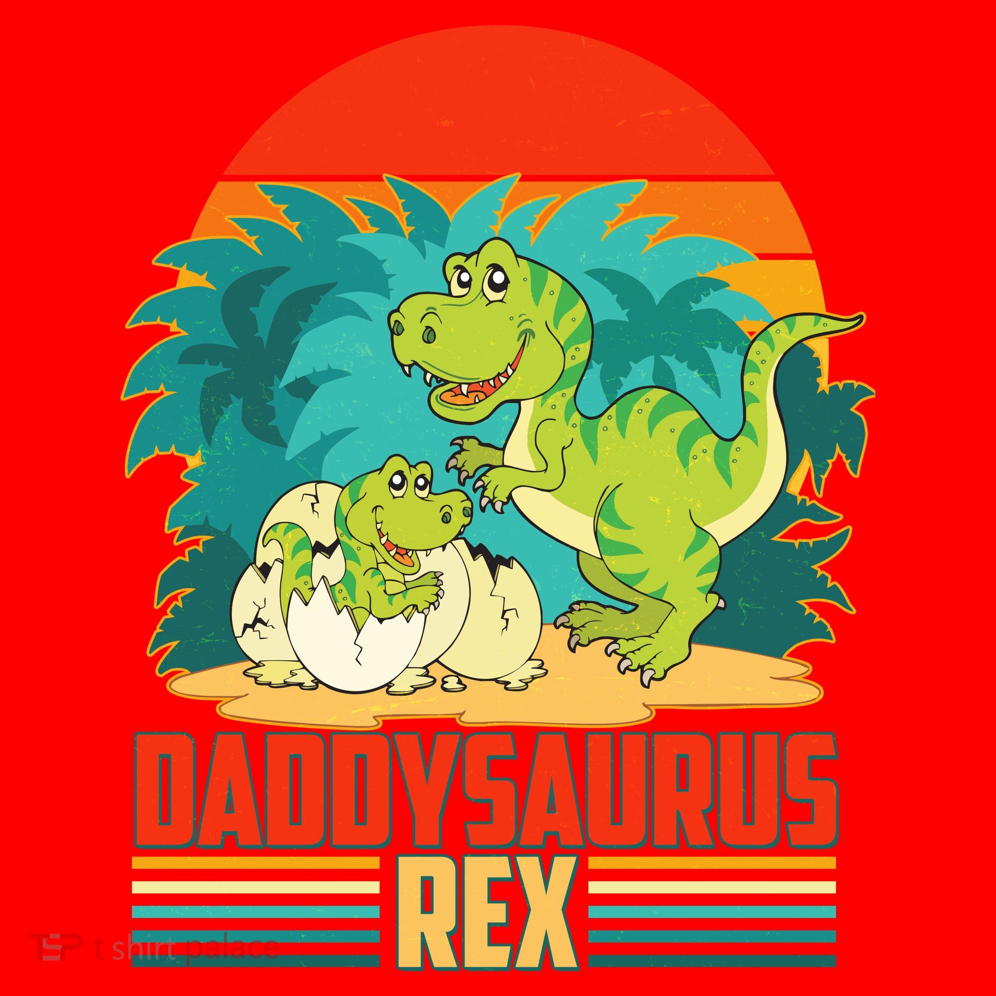 Funny Cute Daddysaurus Rex Santa Hat