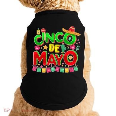 Festive Cinco De Mayo Doggie Tank