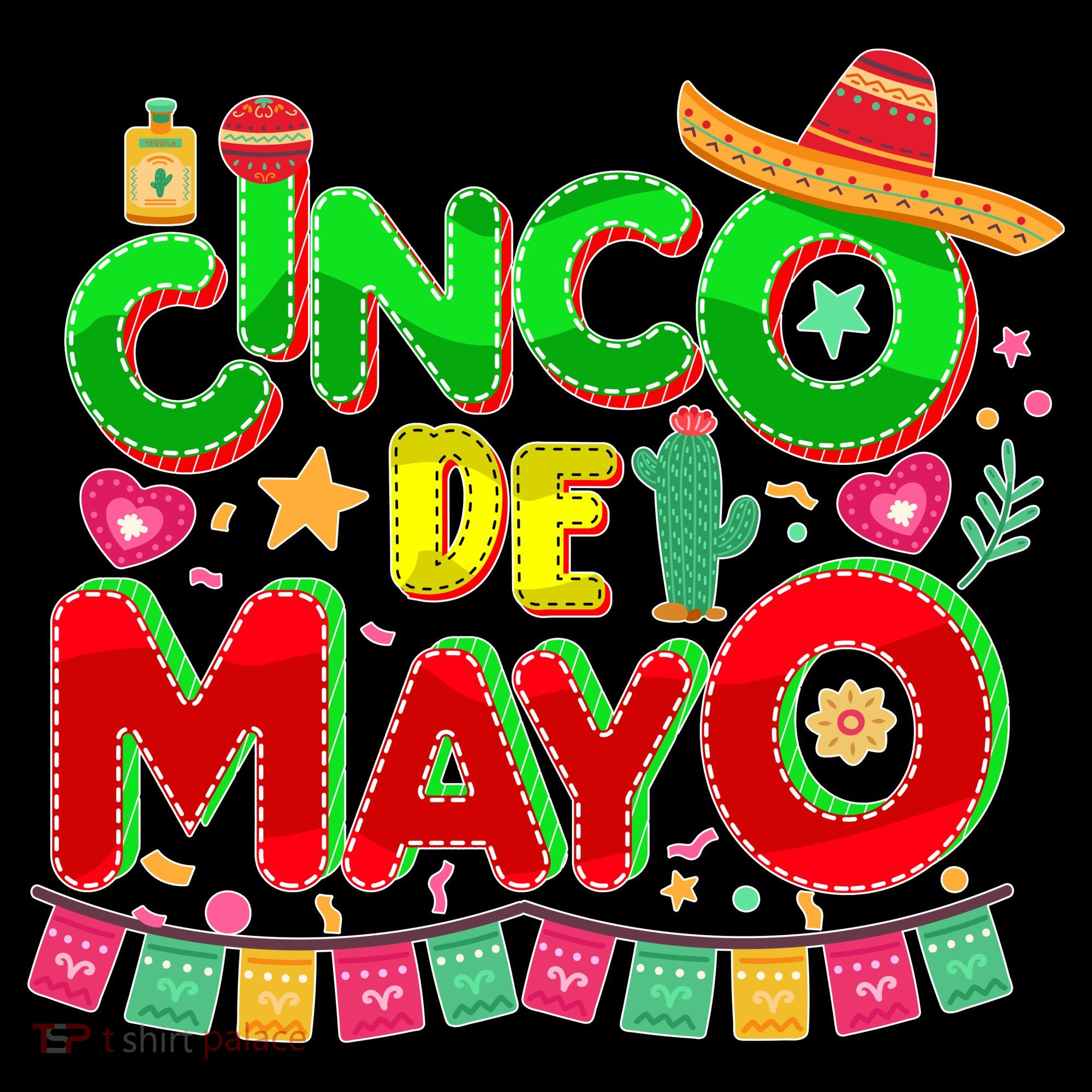 Festive Cinco De Mayo Women's Tank Top
