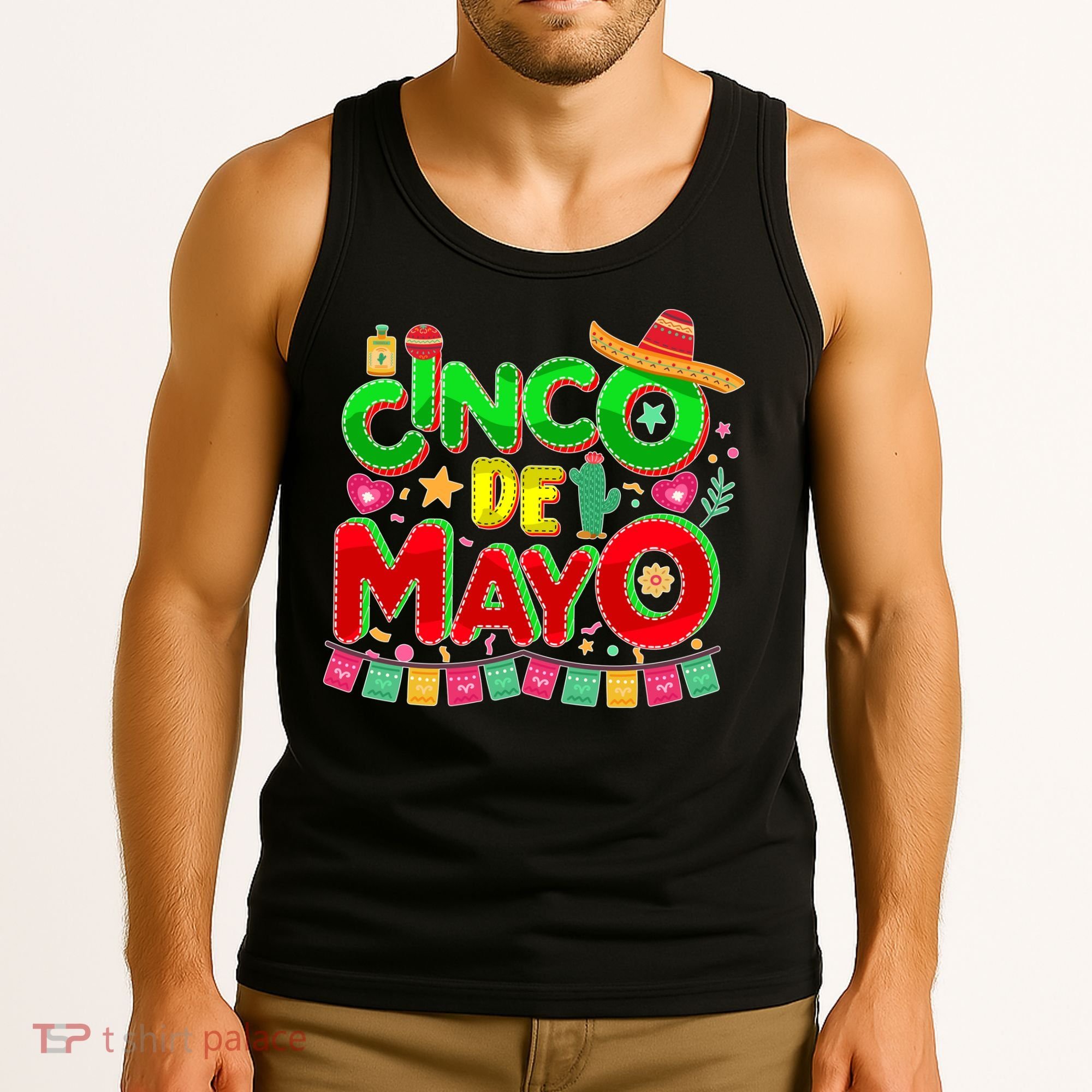 Festive Cinco De Mayo Tank Top