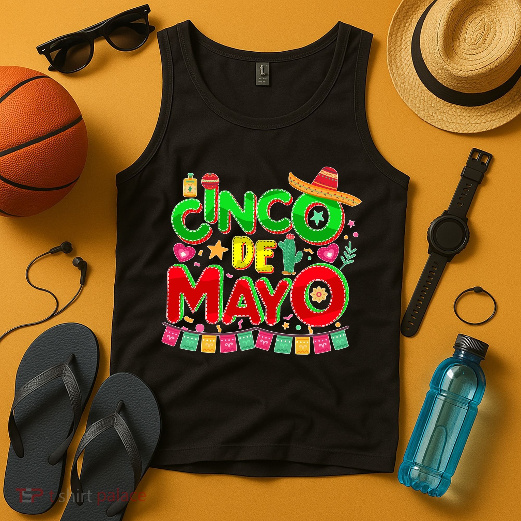 Festive Cinco De Mayo Tank Top