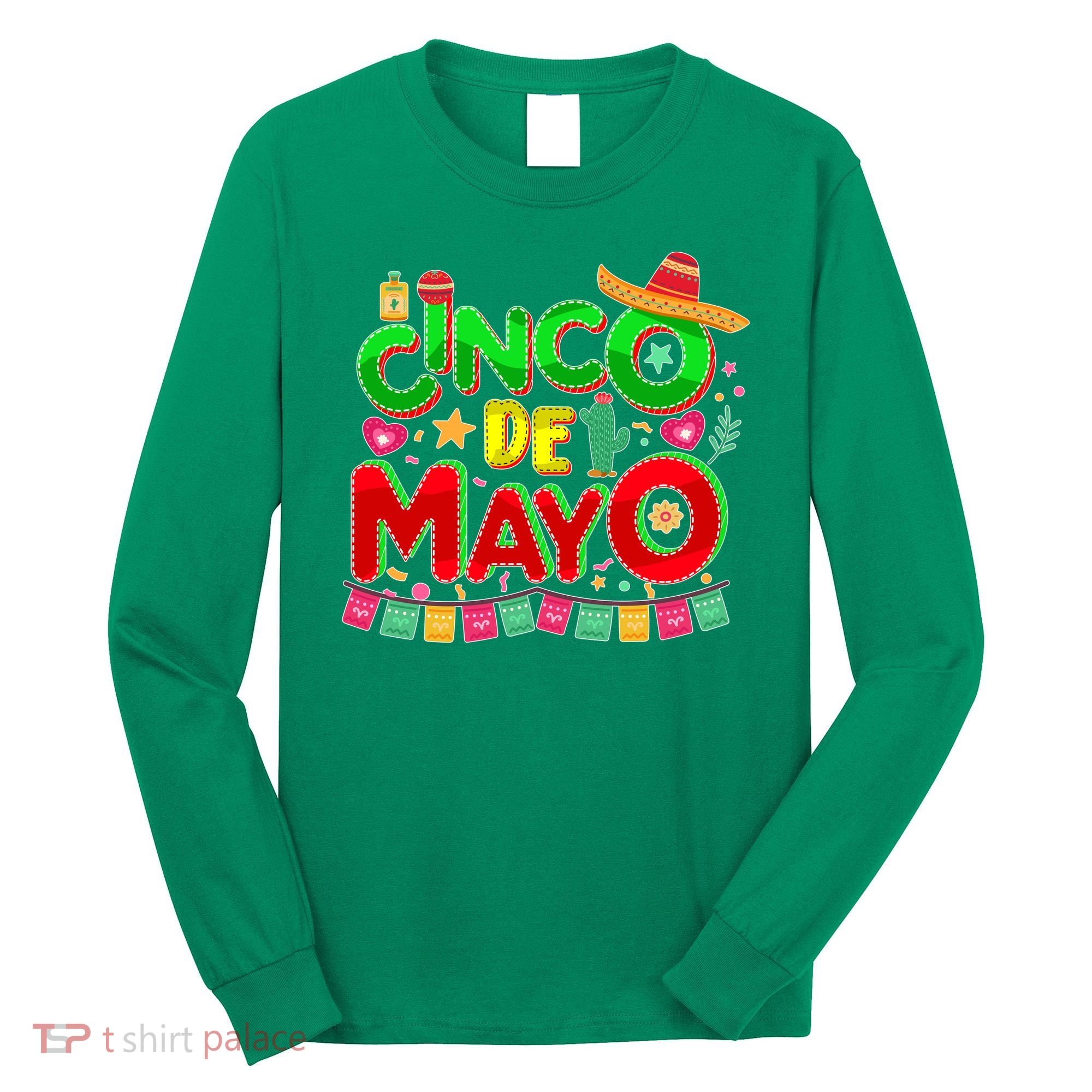 Festive Cinco De Mayo Long Sleeve Shirt