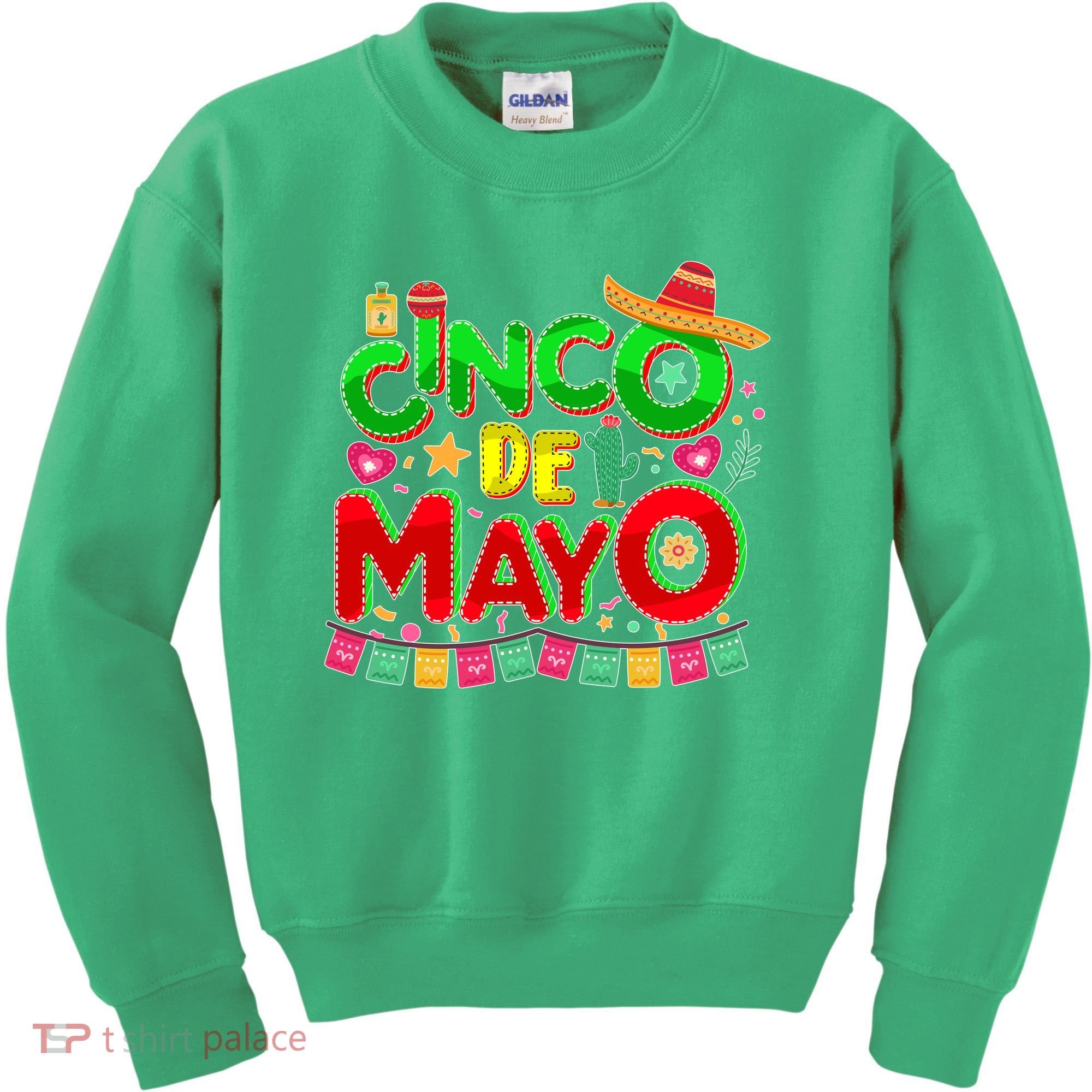 Festive Cinco De Mayo Kids Sweatshirt