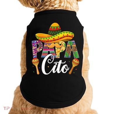 Funny Cinco De Mayo Papacito Festival Leopard Lover Classic Doggie Tank