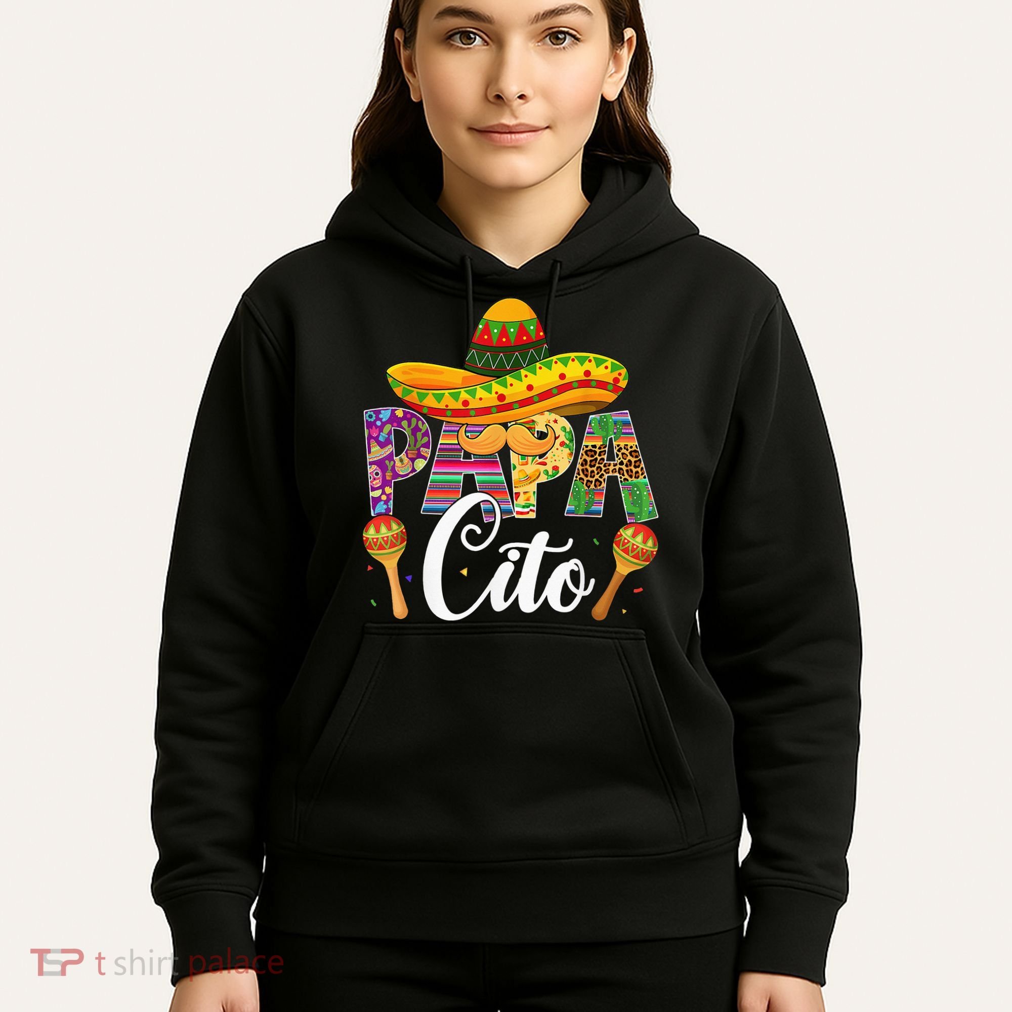 Funny Cinco De Mayo Papacito Festival Leopard Lover Classic Hoodie
