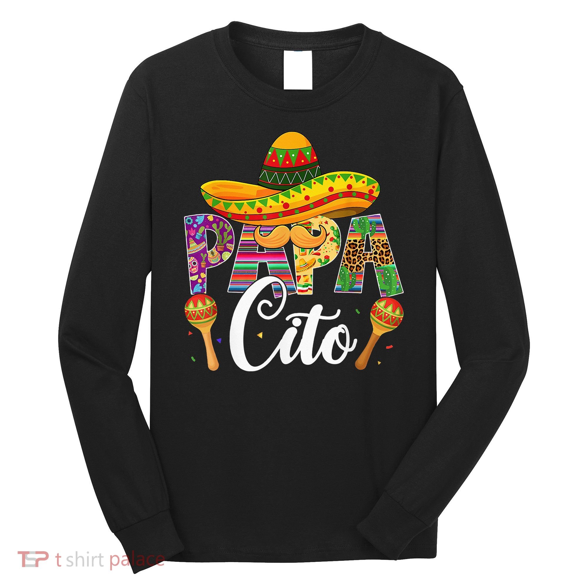 Funny Cinco De Mayo Papacito Festival Leopard Lover Classic Long Sleeve Shirt