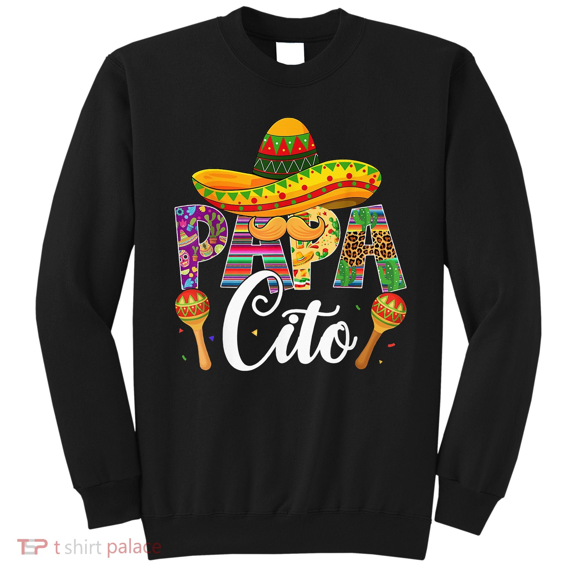 Funny Cinco De Mayo Papacito Festival Leopard Lover Classic Sweatshirt