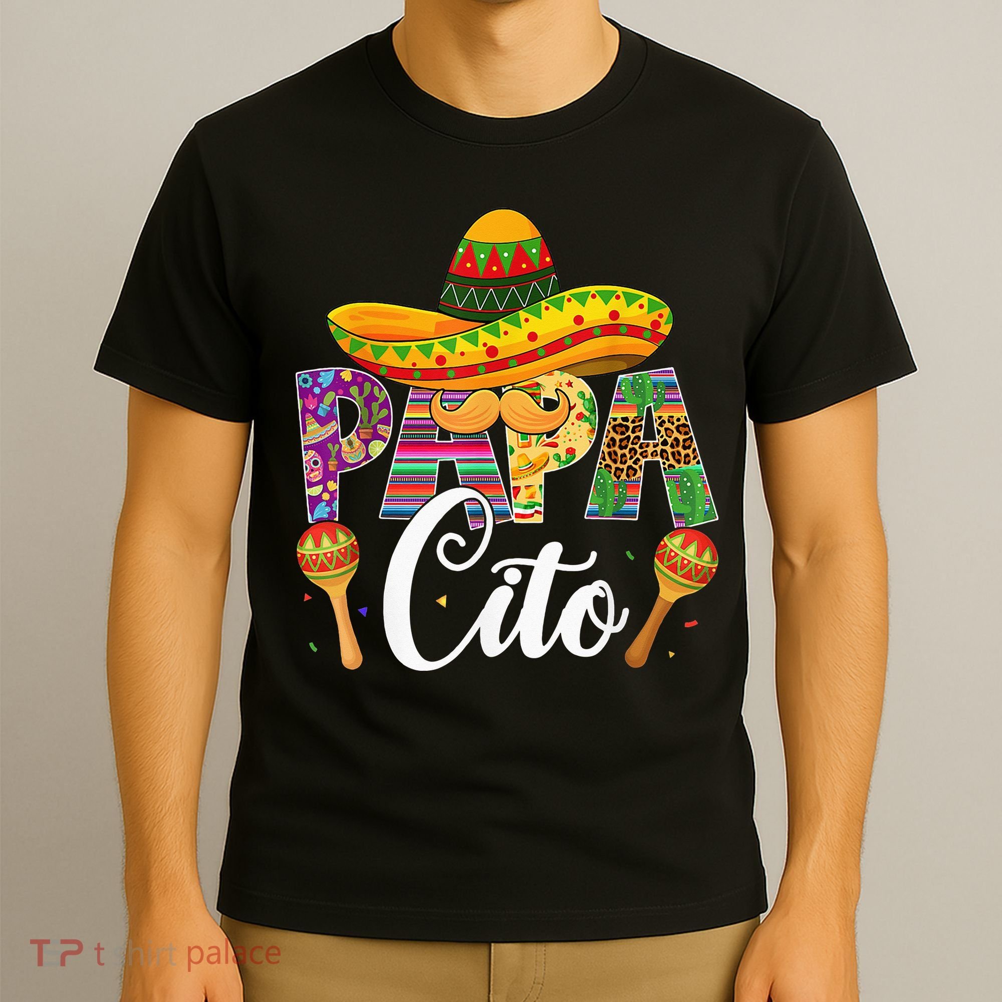 Funny Cinco De Mayo Papacito Festival Leopard Lover Classic T-Shirt
