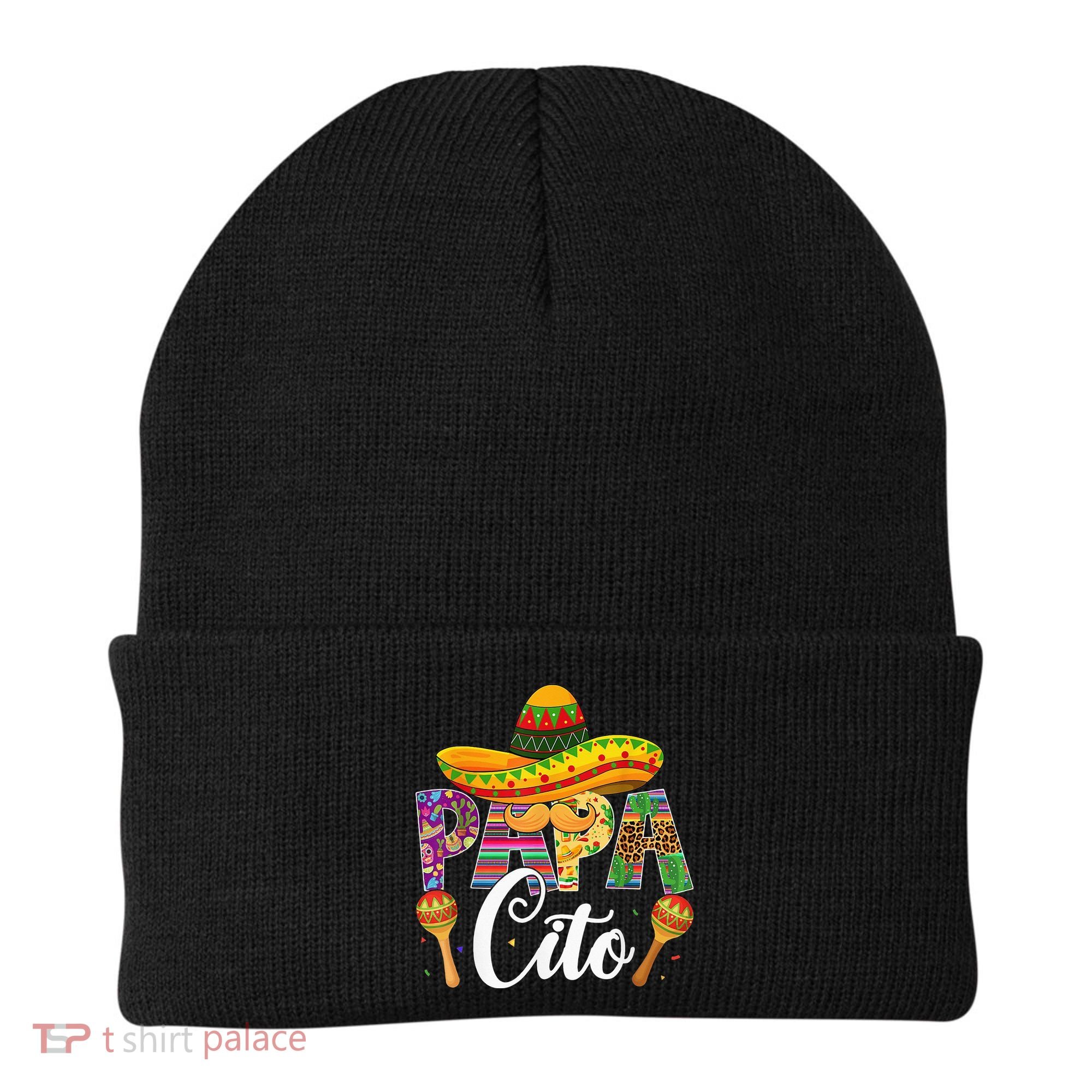 Funny Cinco De Mayo Papacito Festival Leopard Lover Classic Beanie